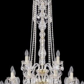 Подвесная люстра Bohemia Ivele Crystal 1402 1402/16+8+4/300/h-123/3d/G в Можге - mozhga.mebel24.online | фото 4