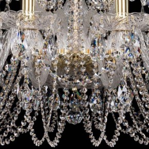 Подвесная люстра Bohemia Ivele Crystal 1402 1402/16+8/400/G в Можге - mozhga.mebel24.online | фото 3