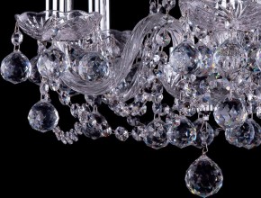 Подвесная люстра Bohemia Ivele Crystal 1402 1402/5/141/Ni/Balls в Можге - mozhga.mebel24.online | фото 3