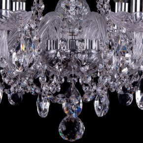 Подвесная люстра Bohemia Ivele Crystal 1402 1402/6/160/Ni в Можге - mozhga.mebel24.online | фото 3