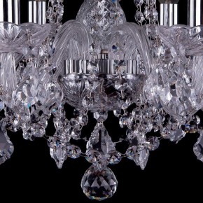 Подвесная люстра Bohemia Ivele Crystal 1402 1402/6/160/Ni/Leafs в Можге - mozhga.mebel24.online | фото 3