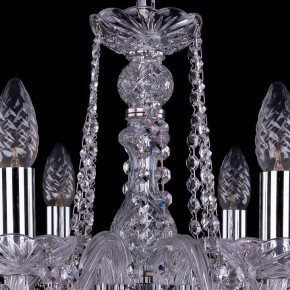 Подвесная люстра Bohemia Ivele Crystal 1402 1402/6/160/Ni/Leafs в Можге - mozhga.mebel24.online | фото 4