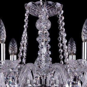 Подвесная люстра Bohemia Ivele Crystal 1402 1402/6/195/Ni в Можге - mozhga.mebel24.online | фото 5