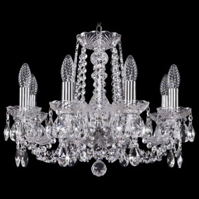 Подвесная люстра Bohemia Ivele Crystal 1402 1402/8/160/Ni в Можге - mozhga.mebel24.online | фото