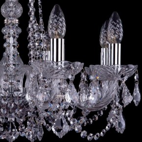 Подвесная люстра Bohemia Ivele Crystal 1402 1402/8/195/Ni/Leafs в Можге - mozhga.mebel24.online | фото 2