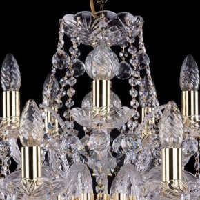 Подвесная люстра Bohemia Ivele Crystal 1411 1411/10+5/240/G/Balls в Можге - mozhga.mebel24.online | фото 4