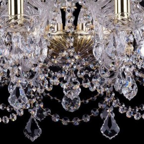 Подвесная люстра Bohemia Ivele Crystal 1411 1411/10+5/240/G/Leafs в Можге - mozhga.mebel24.online | фото 3