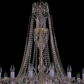 Подвесная люстра Bohemia Ivele Crystal 1411 1411/16/400/XL-115/G в Можге - mozhga.mebel24.online | фото 4