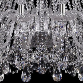 Подвесная люстра Bohemia Ivele Crystal 1411 1411/18/400/h-113/Ni в Можге - mozhga.mebel24.online | фото 3