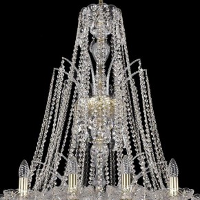 Подвесная люстра Bohemia Ivele Crystal 1411 1411/20/400/XL-120/G в Можге - mozhga.mebel24.online | фото 4