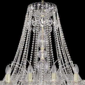 Подвесная люстра Bohemia Ivele Crystal 1411 1411/24/460/G в Можге - mozhga.mebel24.online | фото 4