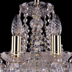 Подвесная люстра Bohemia Ivele Crystal 1413 1413/10/165/G/Leafs в Можге - mozhga.mebel24.online | фото 4