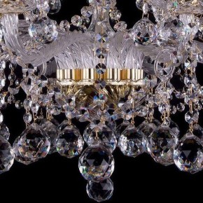 Подвесная люстра Bohemia Ivele Crystal 1413 1413/10+5/300/G/Balls в Можге - mozhga.mebel24.online | фото 4