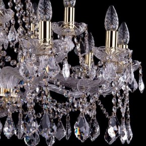 Подвесная люстра Bohemia Ivele Crystal 1413 1413/10+5/300/G/Leafs в Можге - mozhga.mebel24.online | фото 2