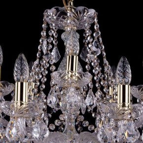 Подвесная люстра Bohemia Ivele Crystal 1413 1413/10+5/300/G/Leafs в Можге - mozhga.mebel24.online | фото 4