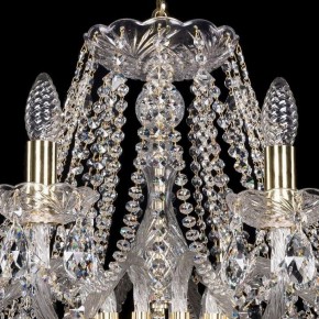 Подвесная люстра Bohemia Ivele Crystal 1413 1413/12/360/G в Можге - mozhga.mebel24.online | фото 4