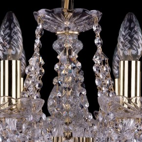 Подвесная люстра Bohemia Ivele Crystal 1413 1413/6/141/G/Leafs в Можге - mozhga.mebel24.online | фото 4