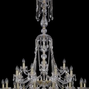Подвесная люстра Bohemia Ivele Crystal 1415 1415/16+8+4/400/XL-185/2d/G в Можге - mozhga.mebel24.online | фото 4