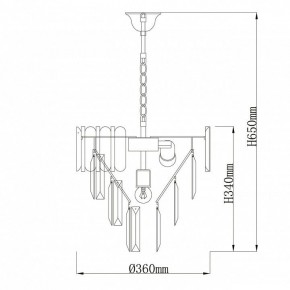 Подвесная люстра De City Бриз 35 111014205 в Можге - mozhga.mebel24.online | фото 8