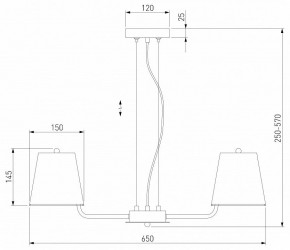 Подвесная люстра Eurosvet Amaretto 60155/5 хром в Можге - mozhga.mebel24.online | фото 3