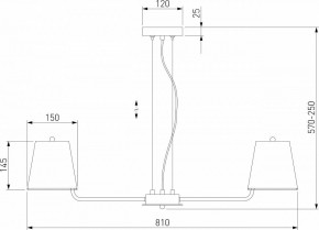 Подвесная люстра Eurosvet Amaretto 60155/8 хром в Можге - mozhga.mebel24.online | фото 5