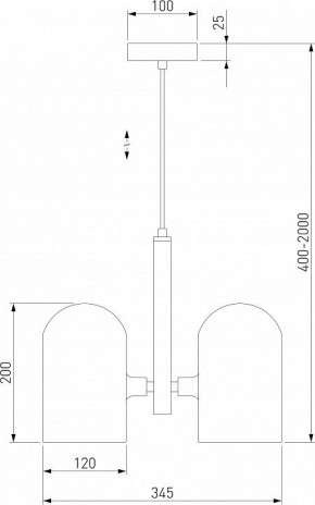 Подвесная люстра Eurosvet Bambola 50357/3 латунь в Можге - mozhga.mebel24.online | фото 4