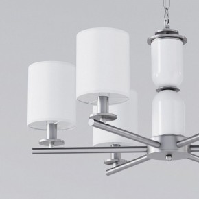 Подвесная люстра Eurosvet Caprera 60146/6 никель в Можге - mozhga.mebel24.online | фото