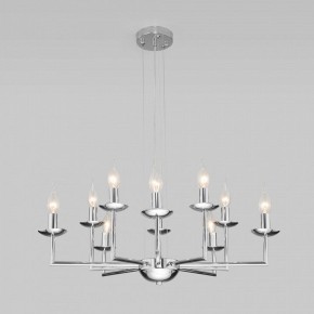 Подвесная люстра Eurosvet Cariso 60150/10 хром в Можге - mozhga.mebel24.online | фото 4