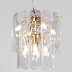 Подвесная люстра Eurosvet Claire 60170/8 золото в Можге - mozhga.mebel24.online | фото