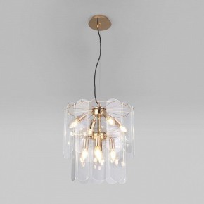 Подвесная люстра Eurosvet Claire 60170/8 золото в Можге - mozhga.mebel24.online | фото 2