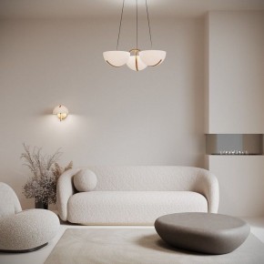 Подвесная люстра Eurosvet Emisfero 50083/3 LED золото в Можге - mozhga.mebel24.online | фото 4