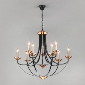 Подвесная люстра Eurosvet Lazzaro 60098/9 черный в Можге - mozhga.mebel24.online | фото 2
