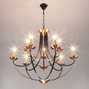 Подвесная люстра Eurosvet Lazzaro 60098/9 черный в Можге - mozhga.mebel24.online | фото 3