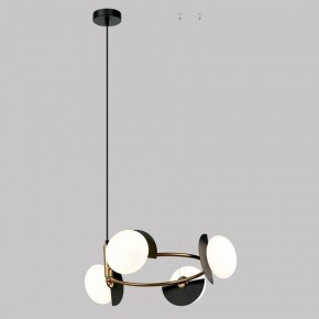 Подвесная люстра Eurosvet Moity 70150/4 черный/латунь в Можге - mozhga.mebel24.online | фото 2