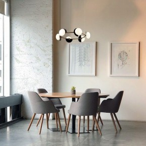 Подвесная люстра Eurosvet Moity 70150/6 черный/латунь в Можге - mozhga.mebel24.online | фото 4