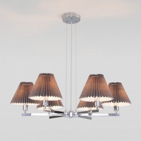 Подвесная люстра Eurosvet Peony 60136/6 хром/графит в Можге - mozhga.mebel24.online | фото 3