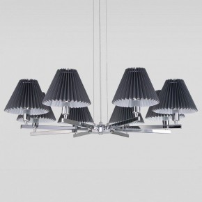 Подвесная люстра Eurosvet Peony 60136/8 хром/графит в Можге - mozhga.mebel24.online | фото 2