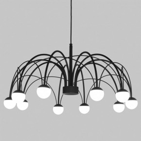 Подвесная люстра Eurosvet Ragno 90034/10 LED черный в Можге - mozhga.mebel24.online | фото