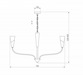 Подвесная люстра Eurosvet Rhyton 60167/6 никель в Можге - mozhga.mebel24.online | фото 5