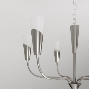 Подвесная люстра Eurosvet Rhyton 60167/6 никель в Можге - mozhga.mebel24.online | фото 8