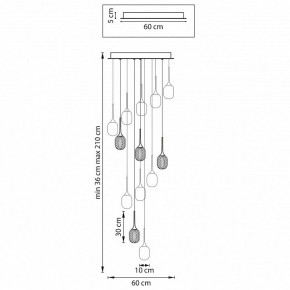 Подвесная люстра Lightstar Acrile 738131 в Можге - mozhga.mebel24.online | фото 7