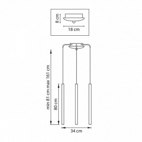 Подвесная люстра Lightstar Tubo L3T747447 в Можге - mozhga.mebel24.online | фото 3