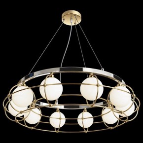 Подвесная люстра Maytoni Carcass MOD312PL-10GCH в Можге - mozhga.mebel24.online | фото 3