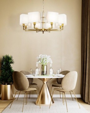 Подвесная люстра Maytoni Metropolitan H015PL-08G в Можге - mozhga.mebel24.online | фото 3