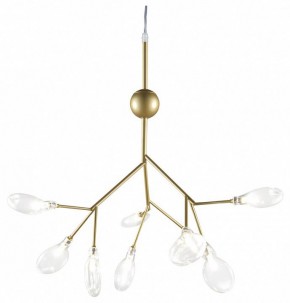 Подвесная люстра Natali Kovaltseva GRACE ll GRACE 75554/9С GOLD SATIN в Можге - mozhga.mebel24.online | фото