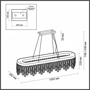 Подвесная люстра Odeon Light Dakisa 4986/12 в Можге - mozhga.mebel24.online | фото 6