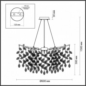 Подвесная люстра Odeon Light Delica 4969/10 в Можге - mozhga.mebel24.online | фото 5