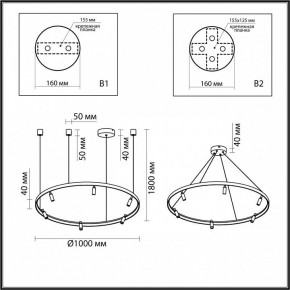 Подвесная люстра Odeon Light Fonda 4317/93L в Можге - mozhga.mebel24.online | фото 6