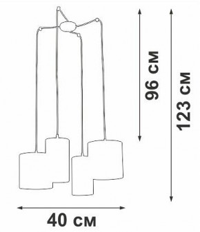 Подвесная люстра Vitaluce V3089 V3089-0/4S в Можге - mozhga.mebel24.online | фото 5