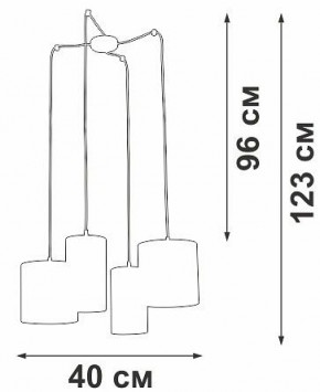 Подвесная люстра Vitaluce V3089 V3089-1/4S в Можге - mozhga.mebel24.online | фото 5